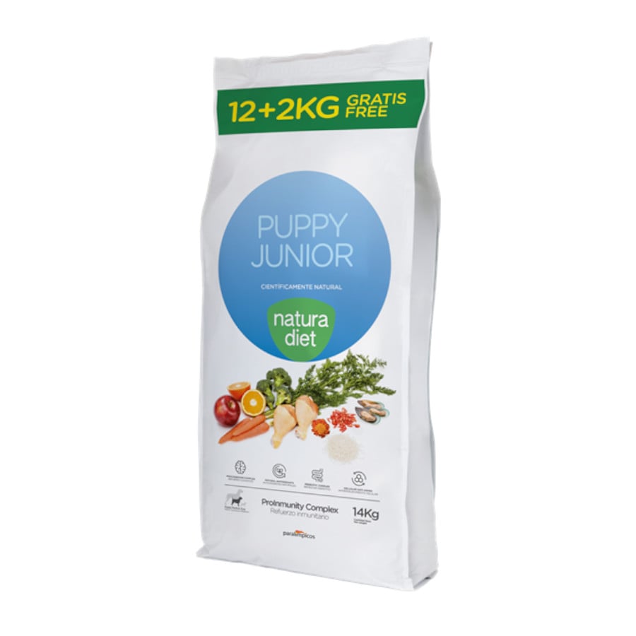 14 KG 14 kg (12 + 2 kg grátis!) Natura Diet ProInmunity Complex Ração natural com frango para cachorros
