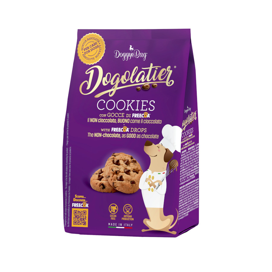 0.18 KG 180 g DoggyeBag Cookies com Pepitas de Chocolate para cães
