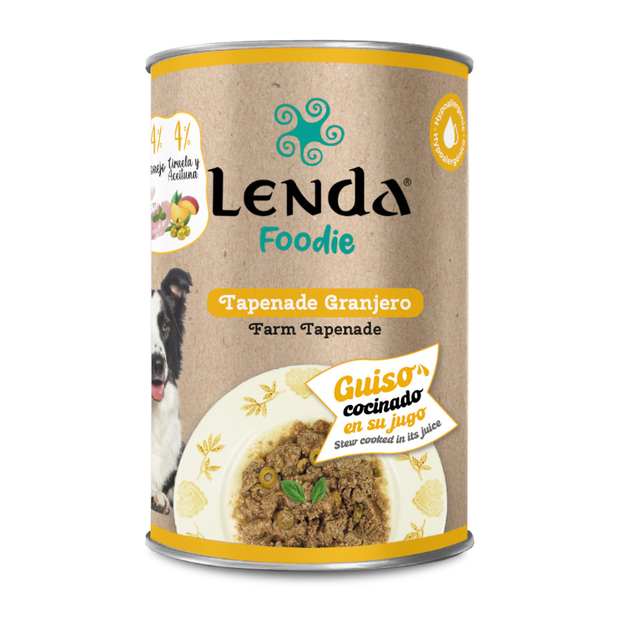 400 g Lenda Farm Tapenade lata para cães