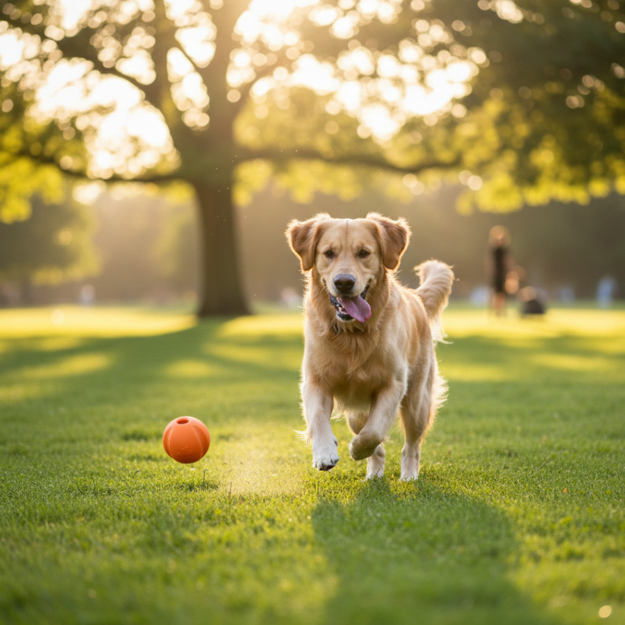 BECO Bola de apanhar laranja para cães