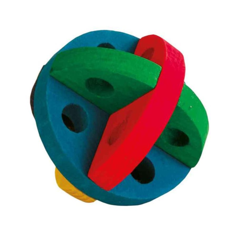8 cm Trixie Brinquedo de Madeira Comestivel para roedores