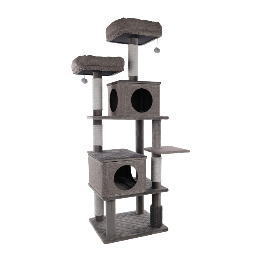 Flamingo Árvore arranhador Aurora cinza para gatos