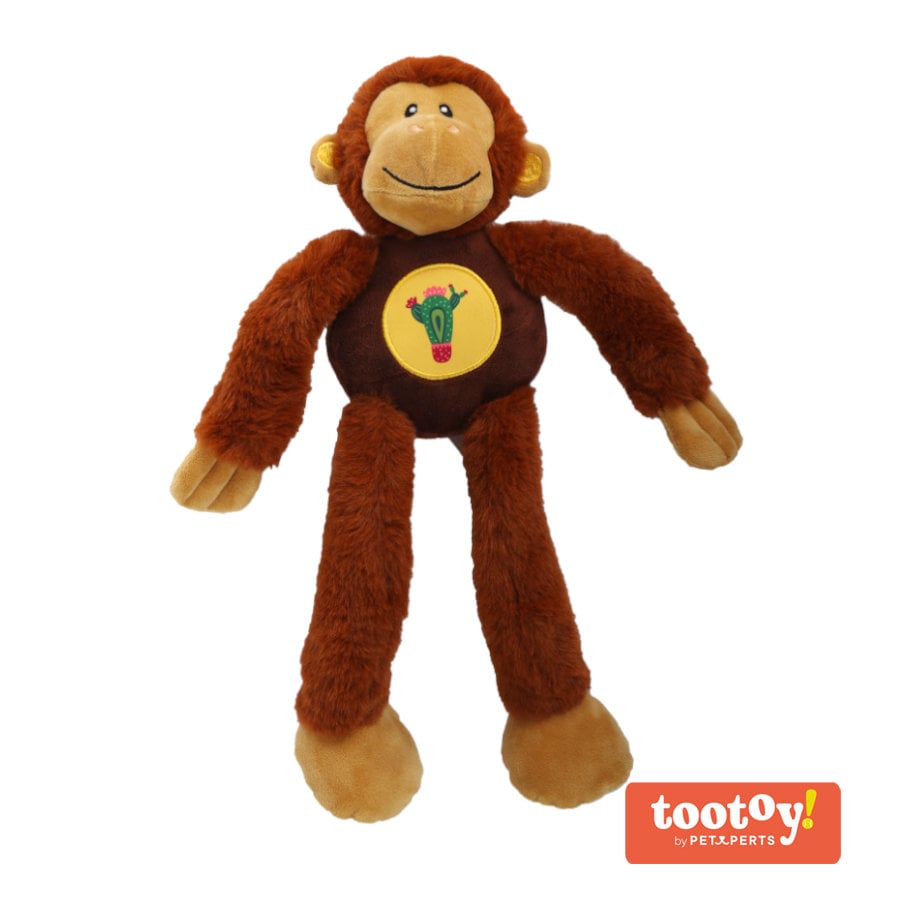 Tootoy! Comfort Rope Skeleton Monkey Cuddler peluche para cães