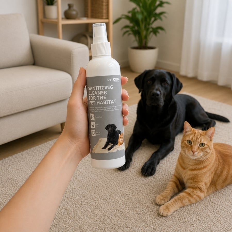 0.25 L Nice Care Detergente limpa superfícies para cães e gatos