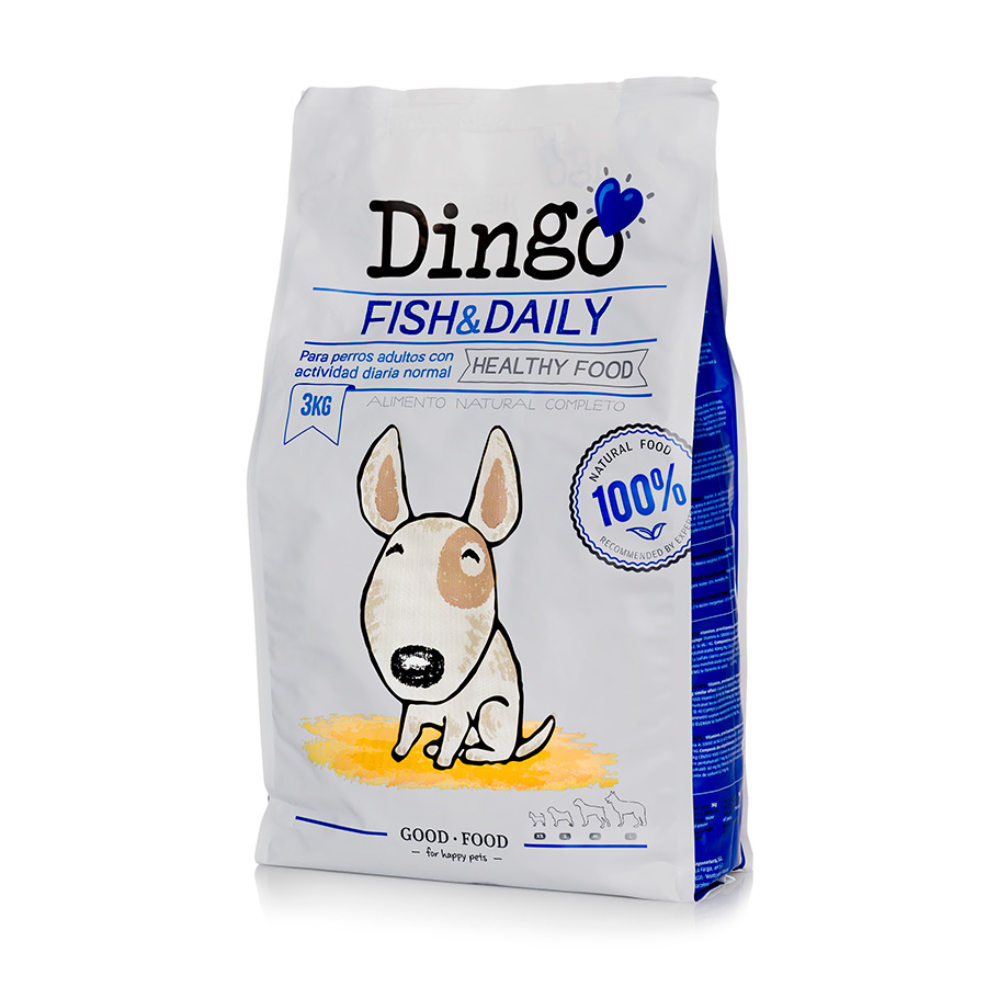 Dingo Adult Peixe ração para cães