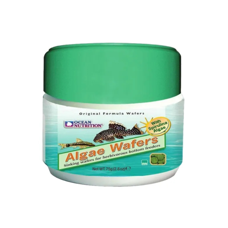 0.075 KG Ocean Nutrition Algae Wafers para peixes de boca sugadora