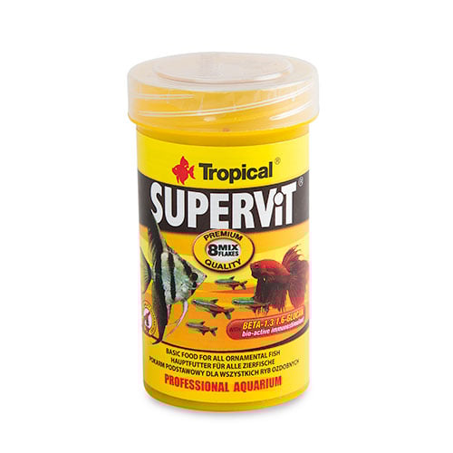 0.1 L Tropical Supervit Grânulos para peixes