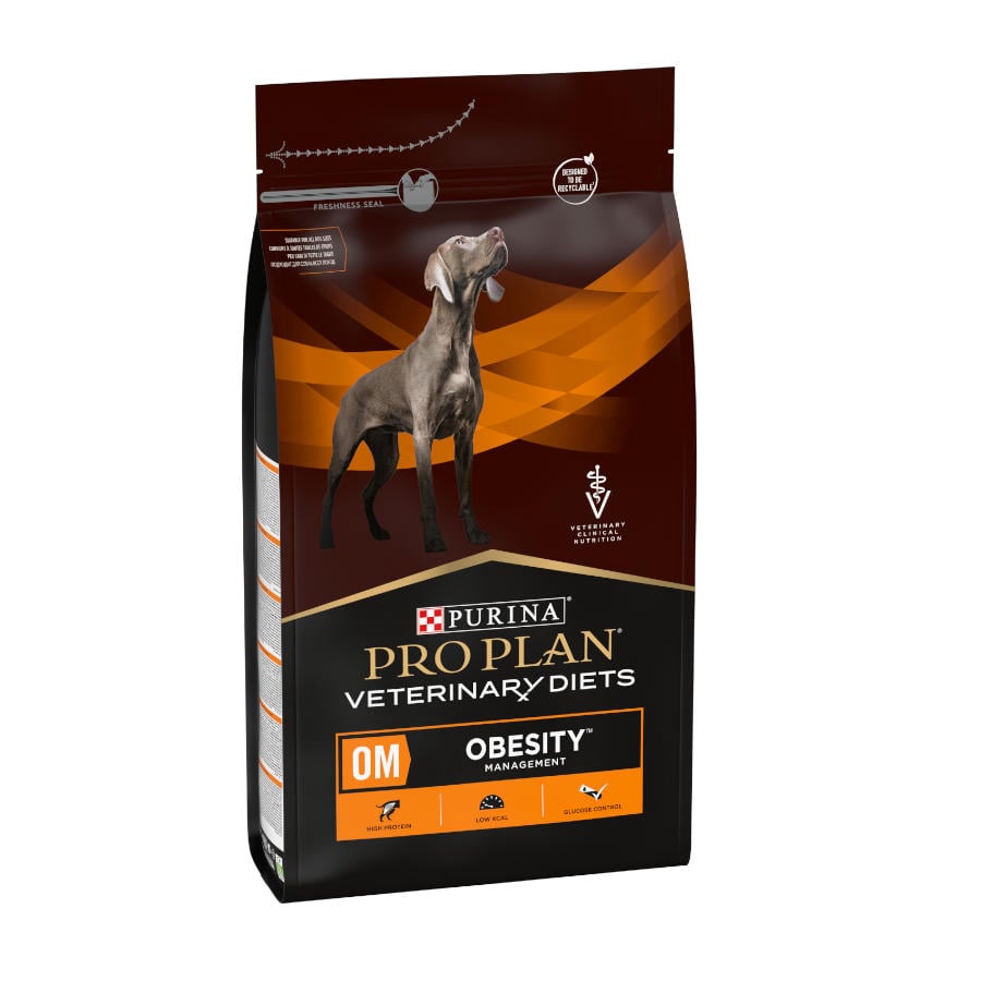 2 x 12 kg Pro Plan Veterinary Diets Obesity Management ração para cães Pack poupança!