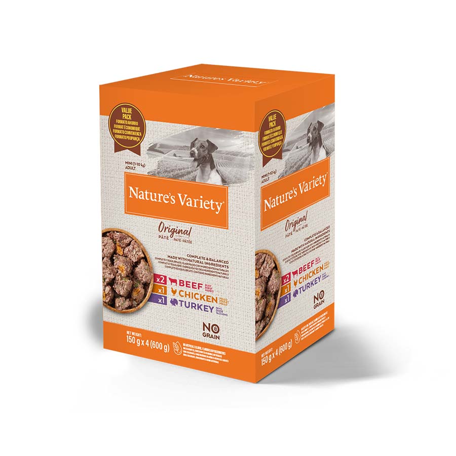 24 saquetas x 150 g Nature's Variety Adult Mini Patê saqueta para cães  Pack poupança!