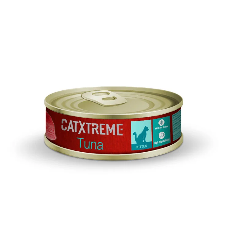 12 latas x 170 g Catxtreme Kitten Atum em lata para gatos Pack poupança!