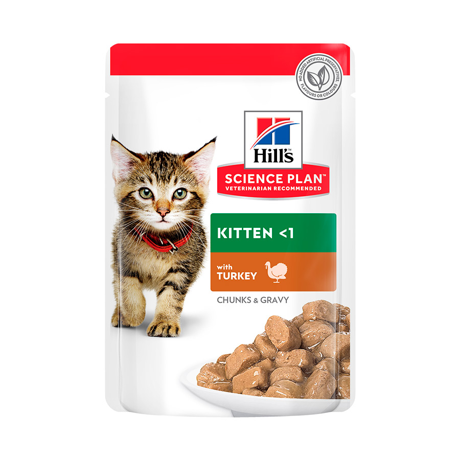 12 saquetas x 85 g Hill’s Science Plan Kitten Peru em Molho saqueta para gatos Pack poupança!