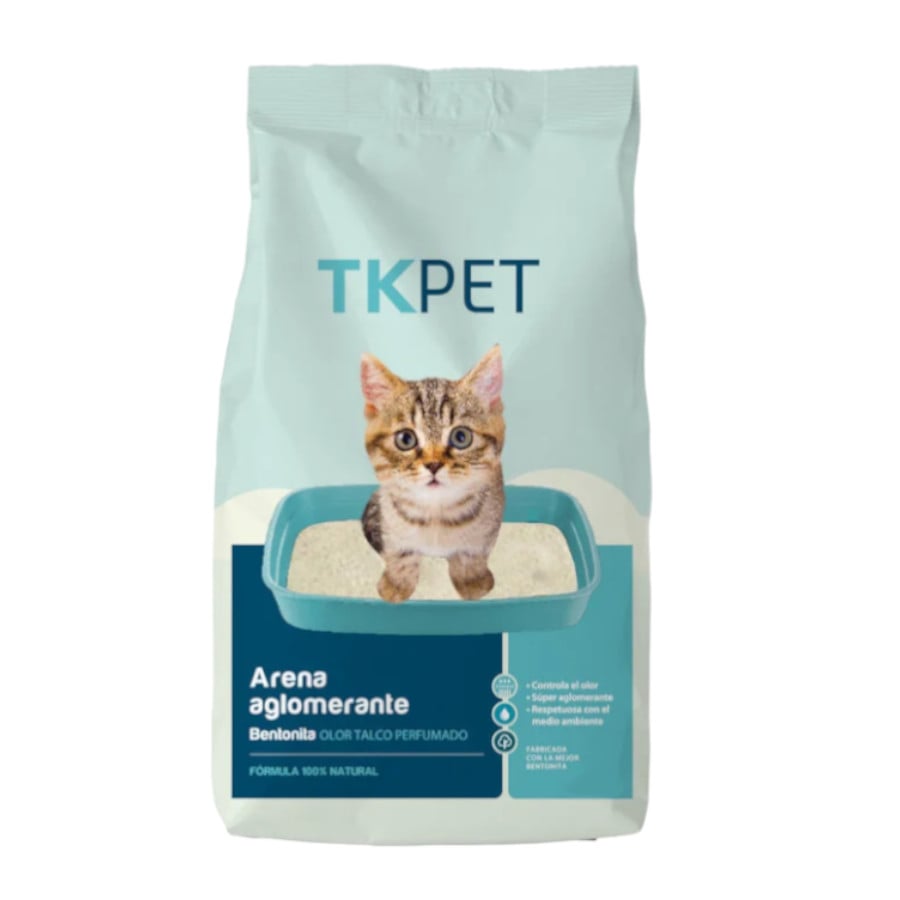 17 KG TK-Pet Areia Aglomerante Bentonite e Talco para gatos