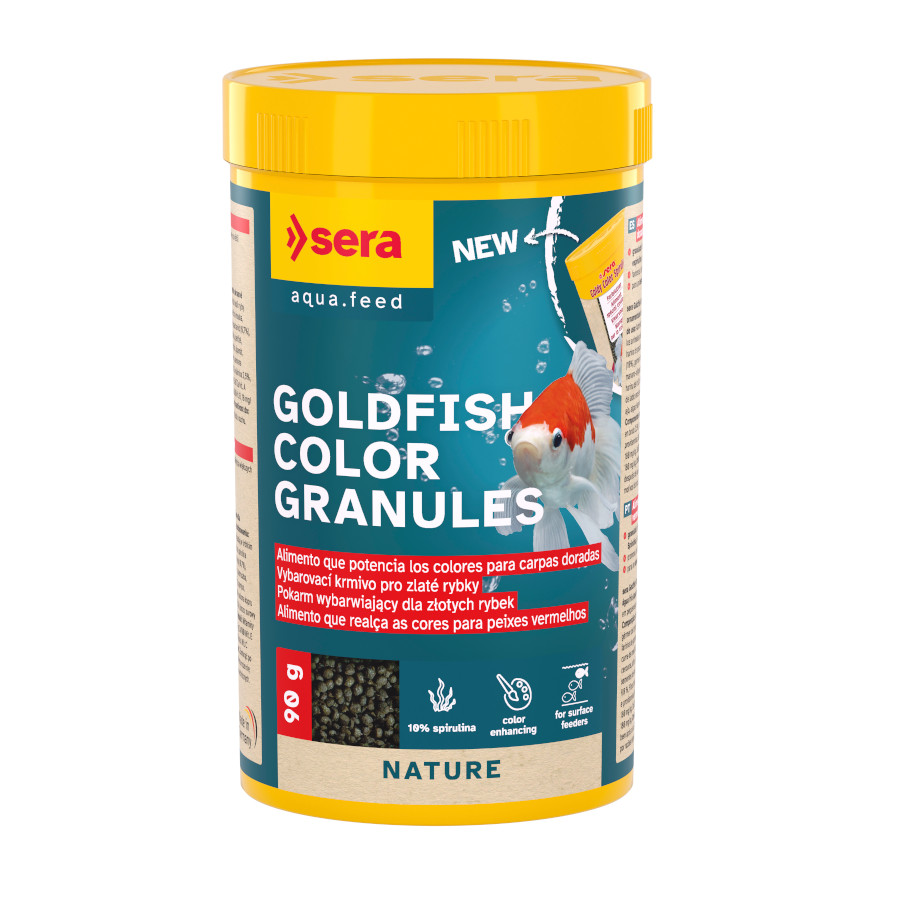 0.25 L Sera Goldy Color Spirulina Nature Alimento para peixes