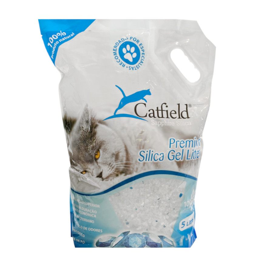 2.5 L Catfield Sapphire Premium Sílica Gel Areia Absorvente para gatos