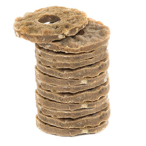 0.195 KG Premier Roscas de Couro Natural para cães