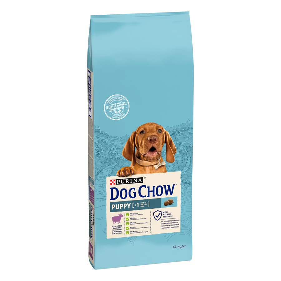 14 KIL Dog Chow Puppy com cordeiro ração para cachorros