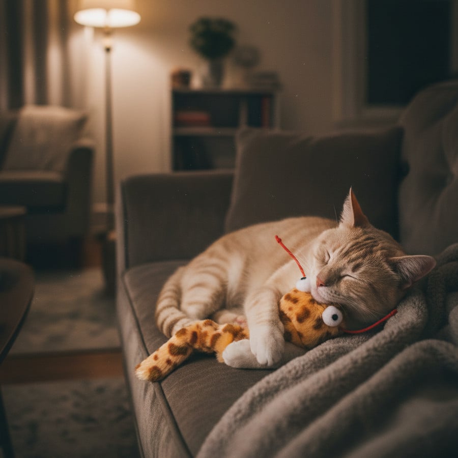 Tootoy! Comfort & Relax Peluche cobra para gatos