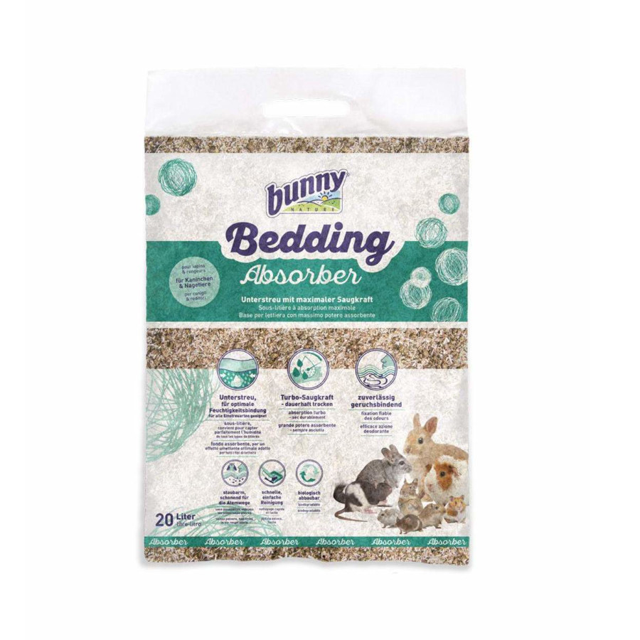 20 L Bunny Nature Bedding Absorber Leito natural para roedores