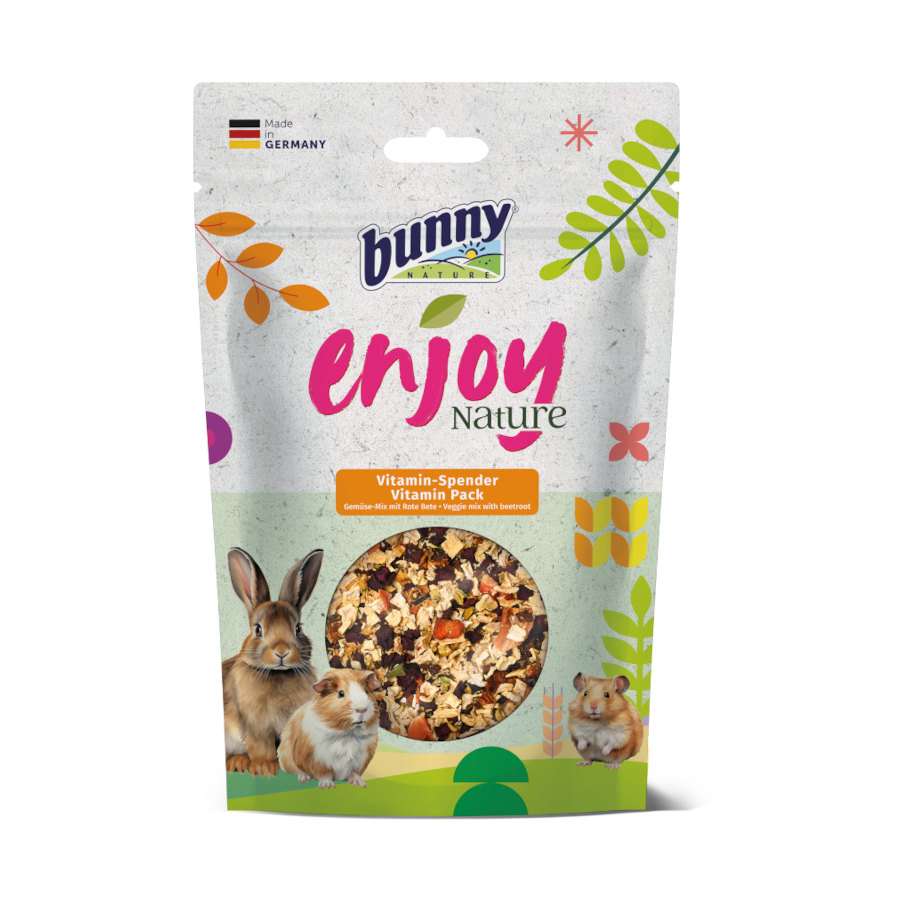 0.69 KG Bunny Snack Desfrute de vitaminas naturais para coelhos e roedores
