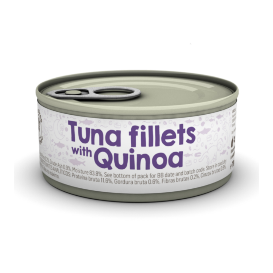 Naturea Filetes de Atum com Quinoa lata para gatos, , large image number null