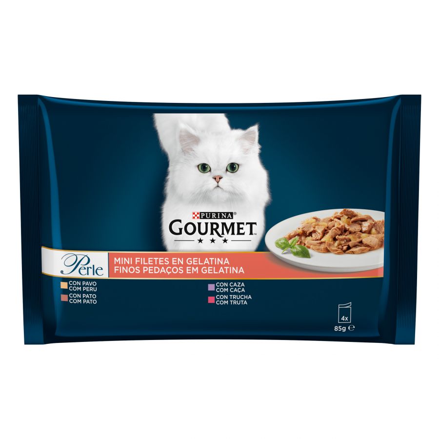 Gourmet Perle Filetes em galeia saqueta para gatos - Multipack 4, , large image number null