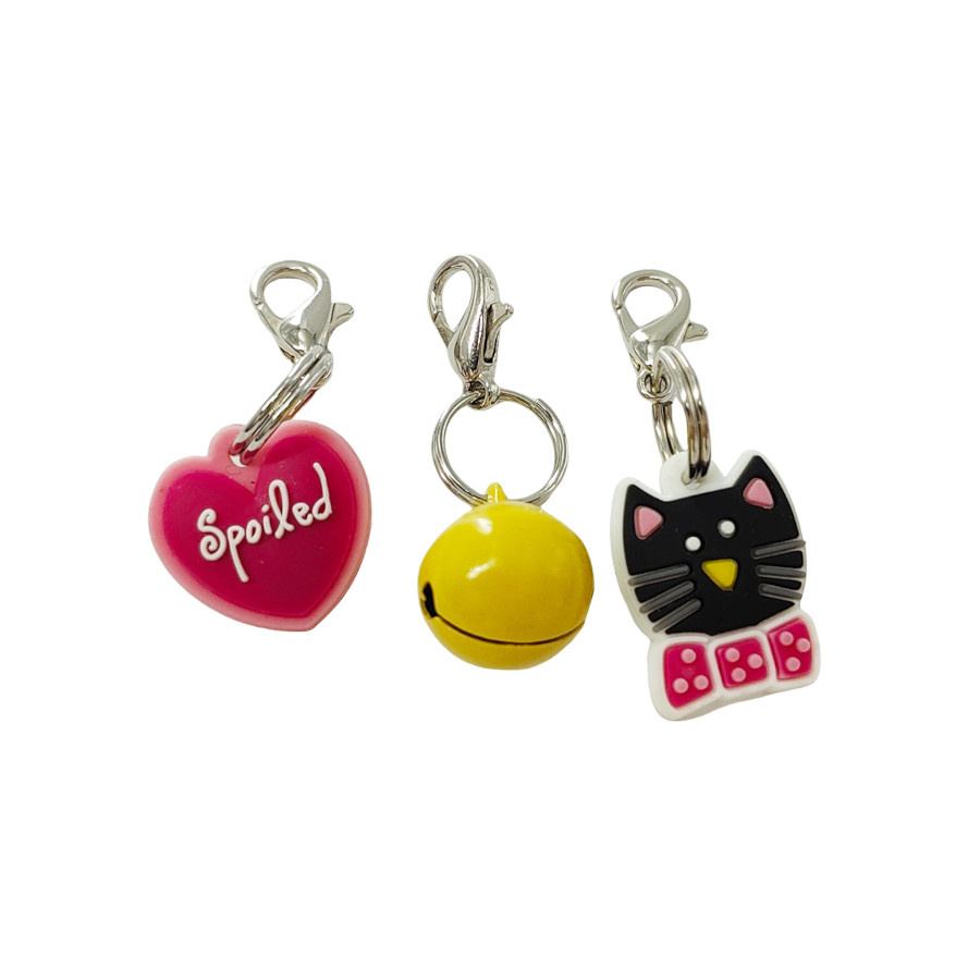 Gotoo Conjunto de medalhas rosas para gatos