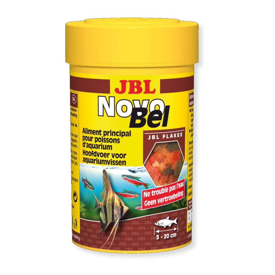 0.25 L JBL NovoBel Escamas para peixes onívoros de água doce