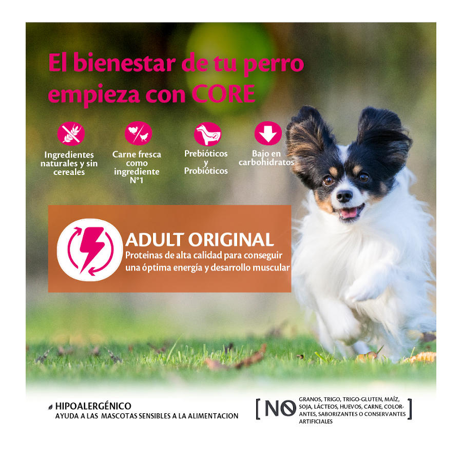 Wellness Core Adult Small Original Peru e Frango ração para cães, , large image number null