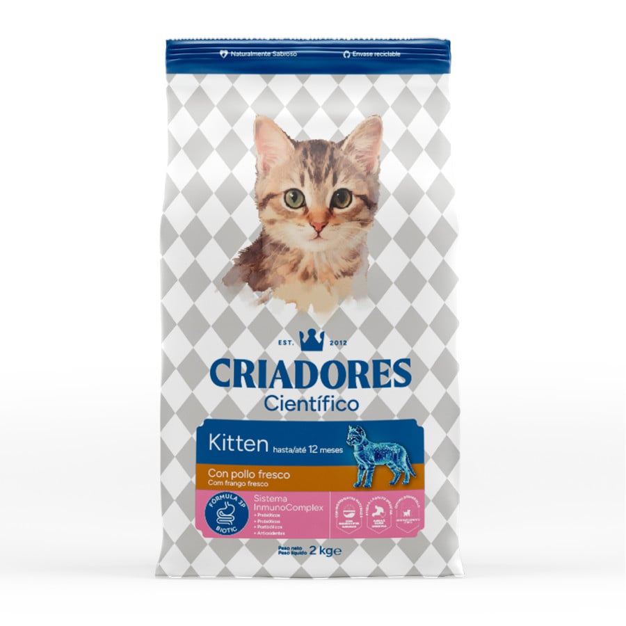 Criadores Científico Kitten Ração de frango para gatinhos