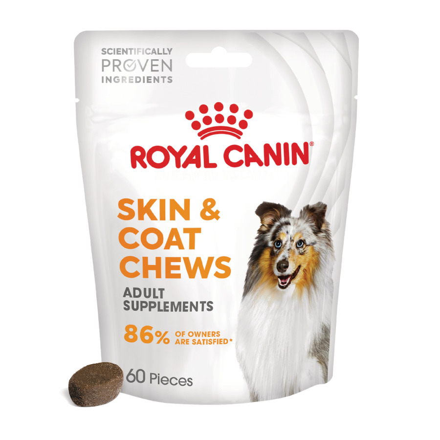 0.24 KG 240 g Royal Canin Skin & Coat Chews Suplemento Nutricional Adulto para Cães