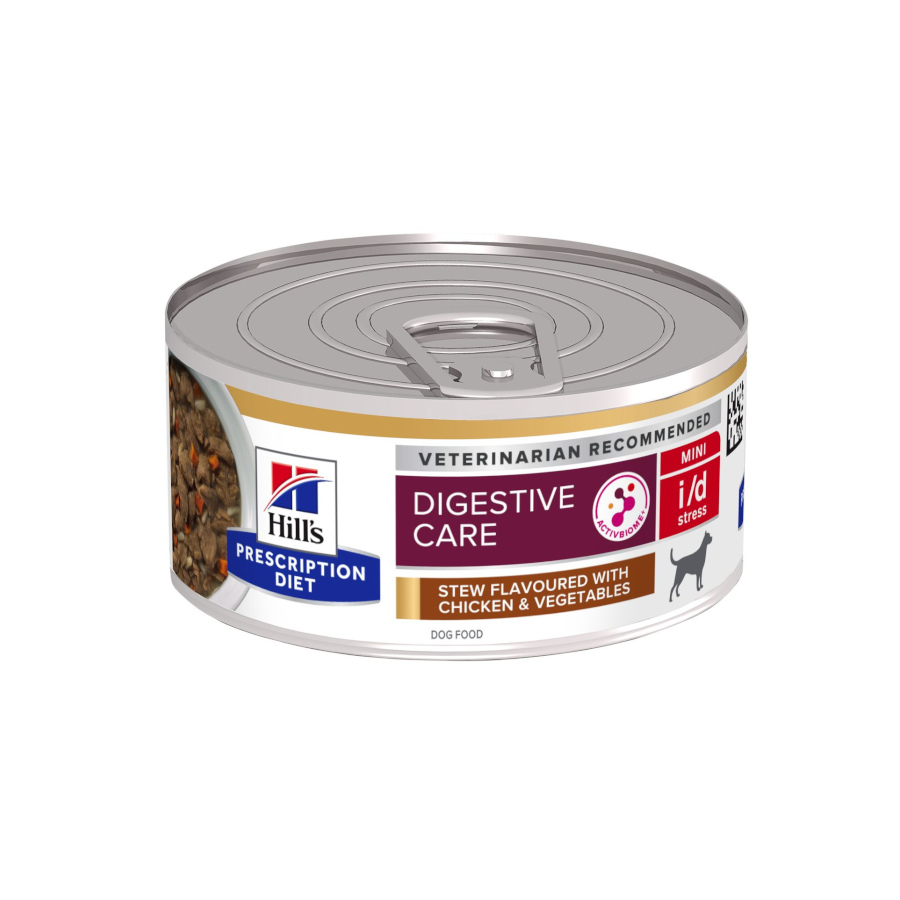 24 latas x 156 g Hill's Prescription Diet Digestive Care Guisado de Frango e Legumes lata para cães Pack poupança!