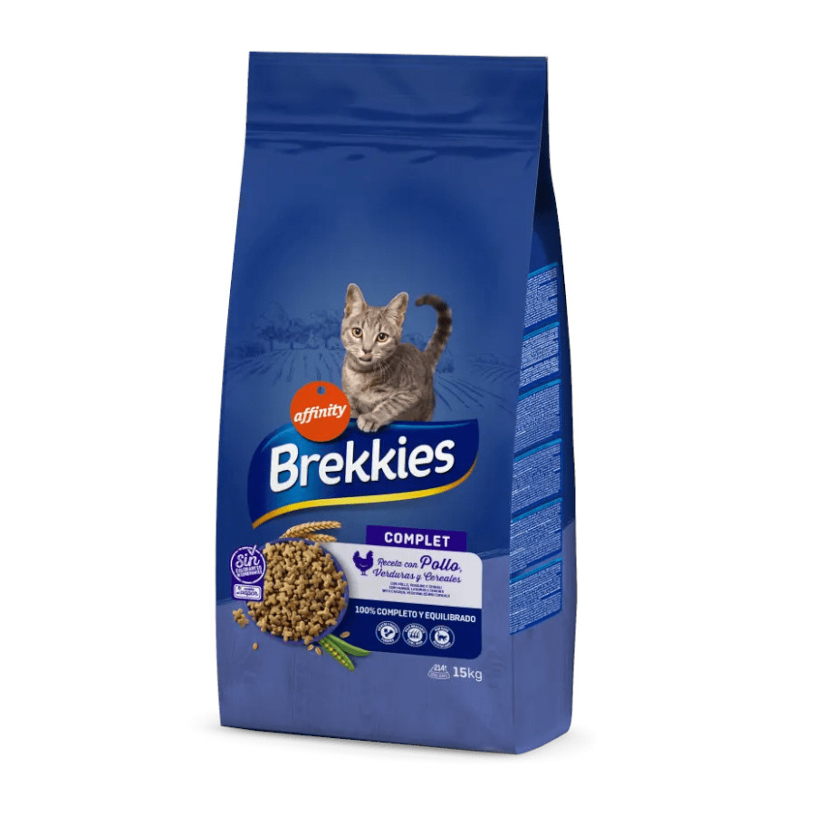 Affinity Brekkies Complet Frango Ração para gatos, , large image number null