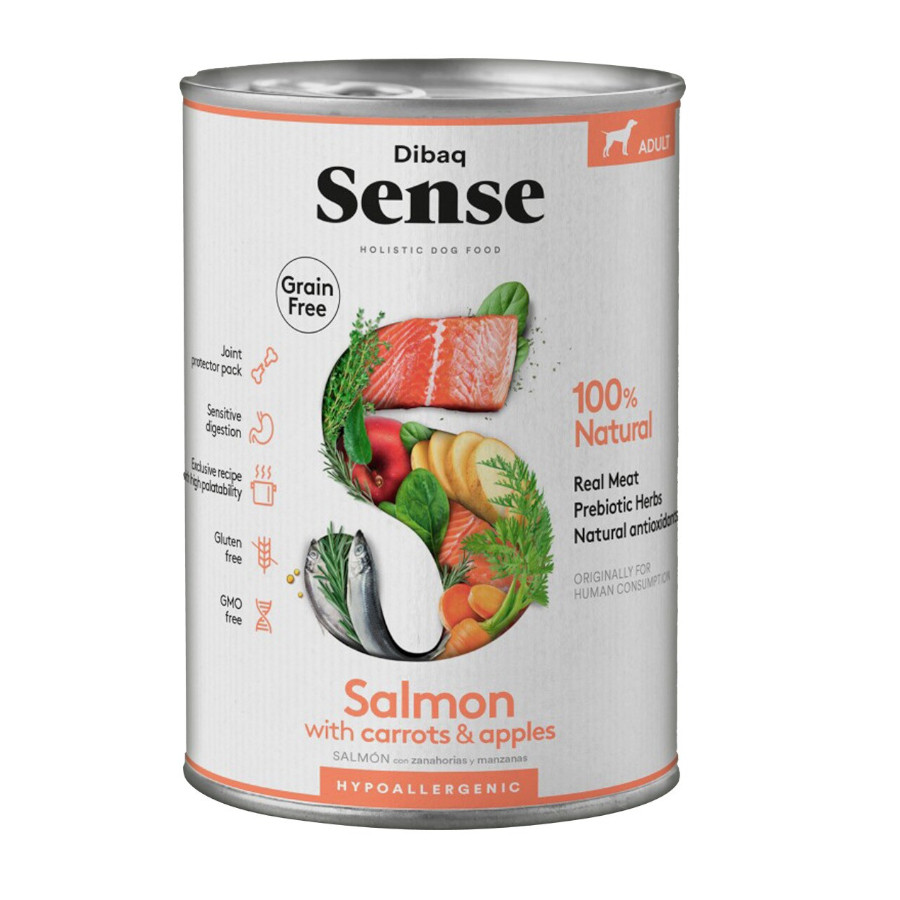 380 g Dibaq Sense Grain Free Salmão Lata para cães