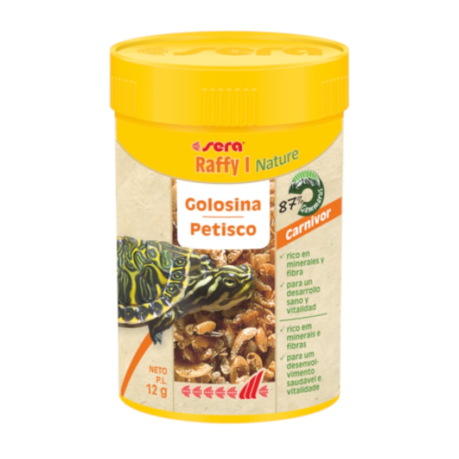 Sera Raffy I Nature comida para répteis