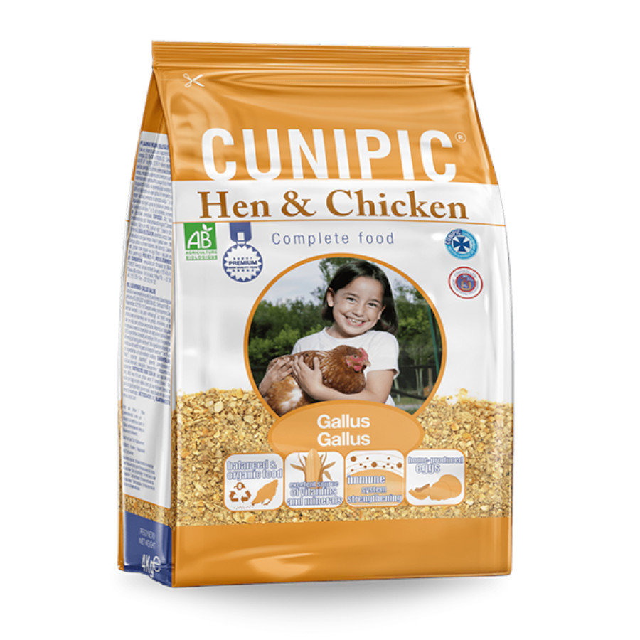 4 KG Cunipic completo ração para galinhas