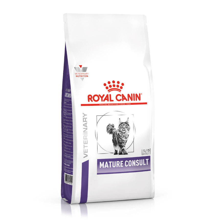2 x 3.5 kg Royal Canin Feline Veterinary Mature Consult ração para gatos Pack poupança!