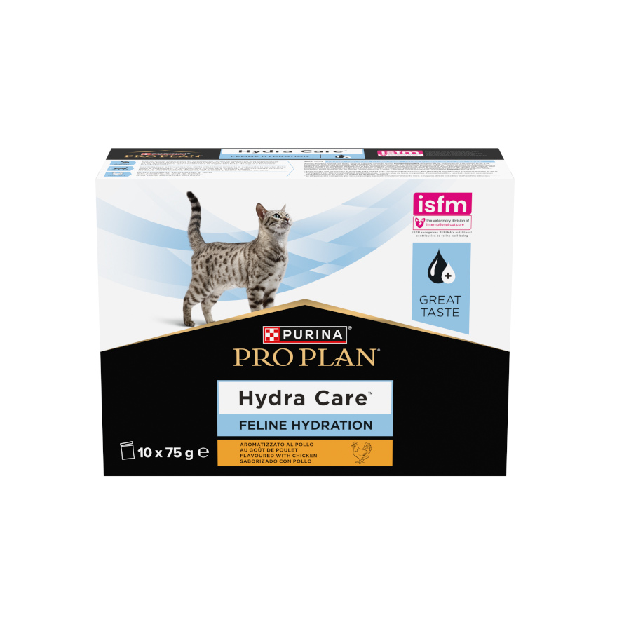 0.75 KG Pro Plan Dietas veterinárias Suplemento Hydra Care Chicken para gatos