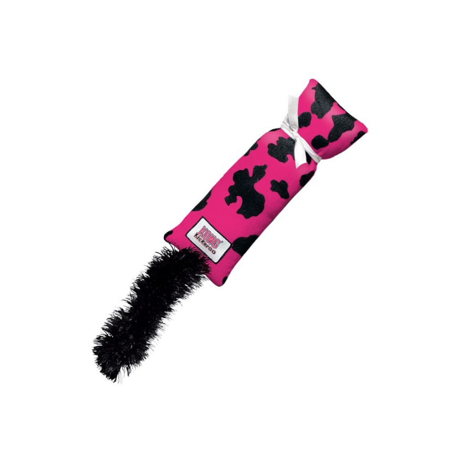 Kong Kickeroo Estampado Vaca brinquedo para gatos