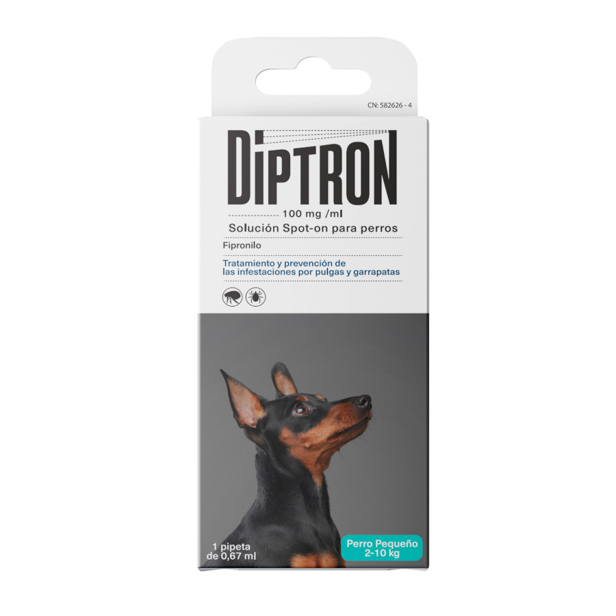 Diptron Spot On Pequeno Pipeta Antiparasitária para cães