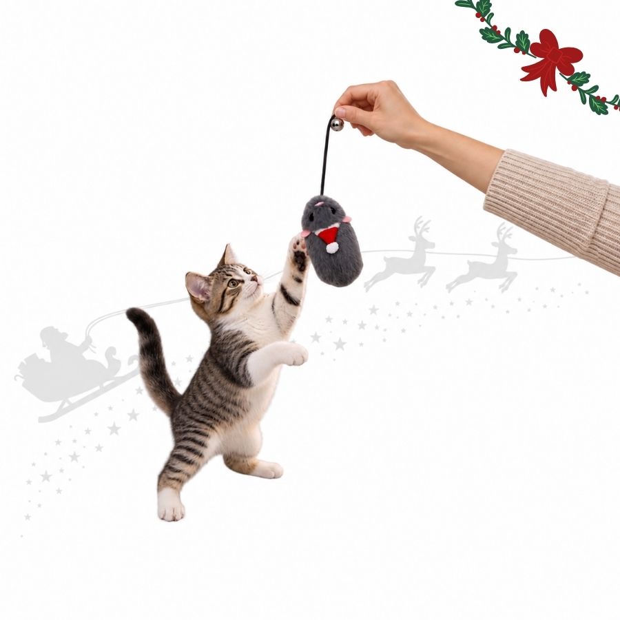 Wonder Christmas Rato Brinquedo para gatos