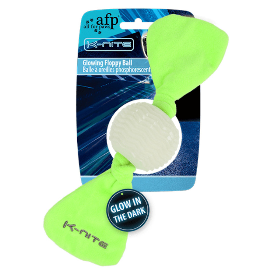 All For Paws K-Nite Glowing Floppies Ball Bola para cães