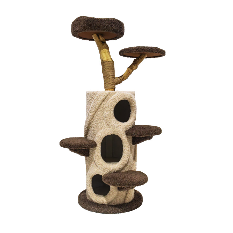 Freedog Zenpear Limb Arranhador Bege e Castanho para gatos