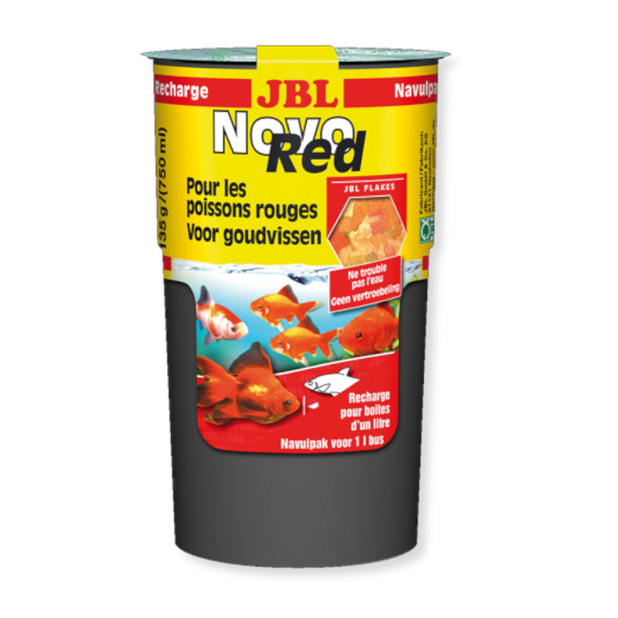 0.75 L JBL NovoRed Refill flocos para peixes