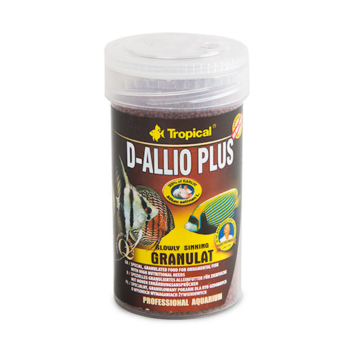 0.1 L Tropical D-Allio Plus Grânulos para peixes