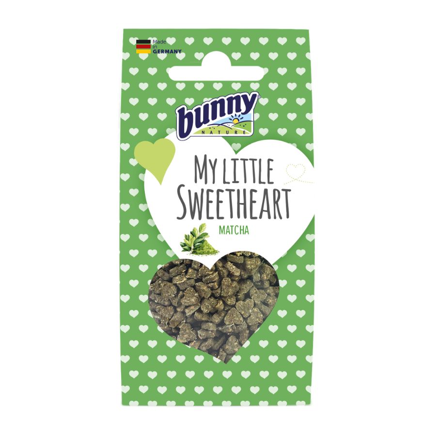30 g Bunny Snack Corações de Matcha para coelhos e roedores