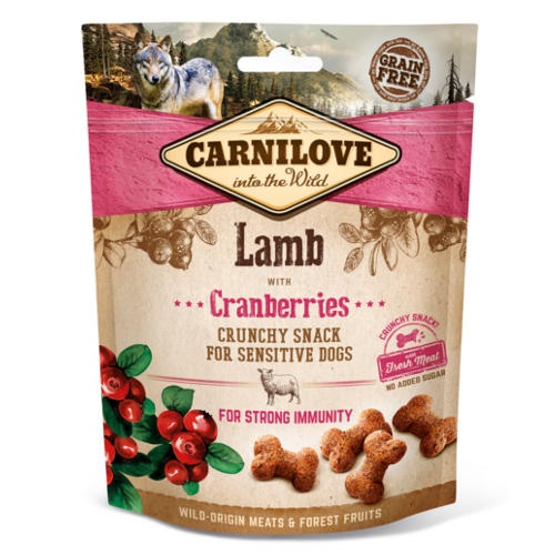 0.2 KG Carnilove Biscoitos Crunchy Cordeiro e Mirtilos para cães