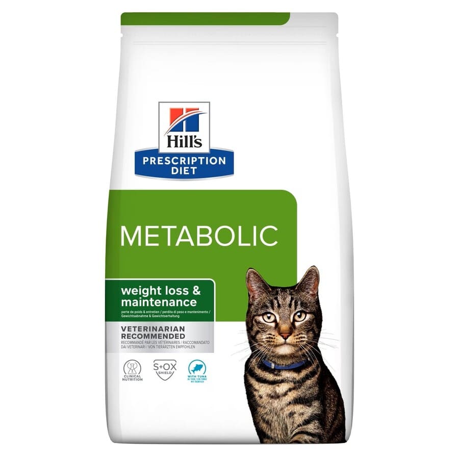 3 KG Hill's Prescription Diet Metabolic Atum ração para gatos