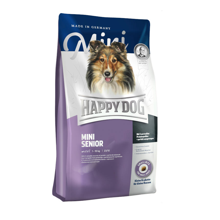 4 kg Happy Dog Senior Mini ração para cães