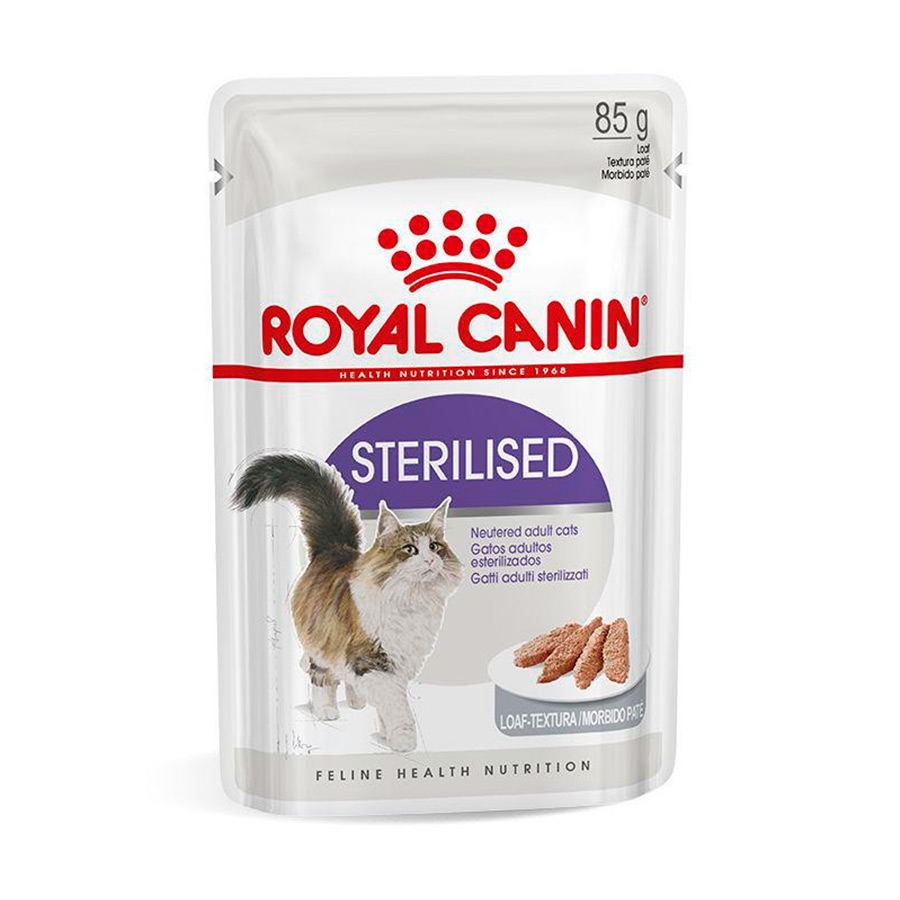 12 saquetas x 85 g Royal Canin Sterilised patê em saquetas para gatos Pack poupança!