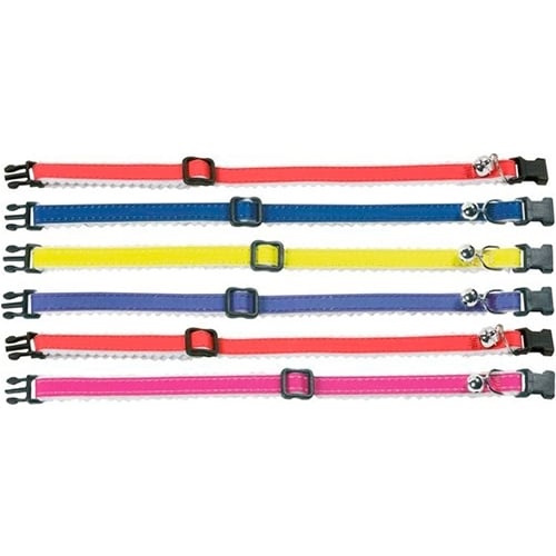 Flamingo Fornitura coleira fluorescente para gatos